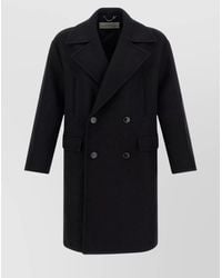 Dries Van Noten - Racos 2216 M.W. Wool Double Breasted Coat - Lyst