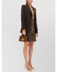 Dolce & Gabbana - Sheer Lace High Neck Blouse - Lyst