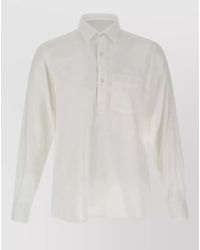 Aspesi - Richiusa Shirt Long Sleeve Collar Pocket - Lyst