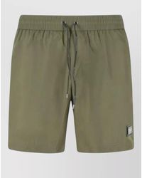 Dolce & Gabbana - Mid Length Swim Boxers Zip Pocket Pouch - Lyst