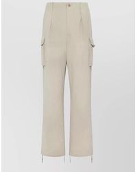 Maison Margiela - Pinstripe Cargo Trousers Belt Loops Design - Lyst