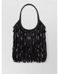 Miu Miu - Na Embellished Shoulder Bag - Lyst