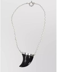 Isabel Marant - Ellen Cable-Link Chain Pendant Necklace - Lyst