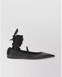 Ferragamo - Suede Ballerina Shoes - Lyst