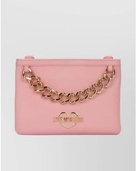 Love Moschino - Leather Cross-Body Bag - Lyst