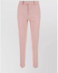 Burberry - Virgin Wool Regular-Fit Tailored Trousers - Lyst