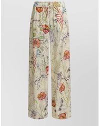 McQueen - Wide-Leg Trousers - Lyst