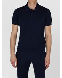 Paul & Shark - Cotton Polo Shirt Buttoned Short Sleeves - Lyst