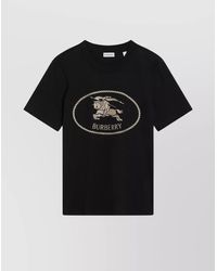 Burberry - Ekd Print Crewneck T-Shirt - Lyst
