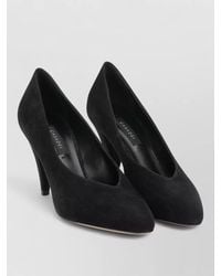 Casadei - Pointed Toe Suede Pumps Slim Heel - Lyst