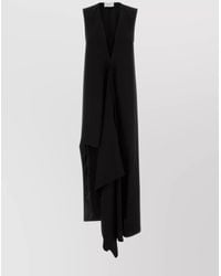 Sportmax - Twill Midi Dress - Lyst