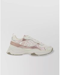 Stuart Weitzman - Leather Low-Top Sneakers - Lyst