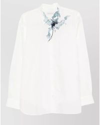Dries Van Noten - Floral Print Long Sleeve Shirt - Lyst