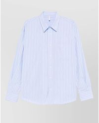 sunflower - Striped Cotton Regular-Fit Shirt - Lyst