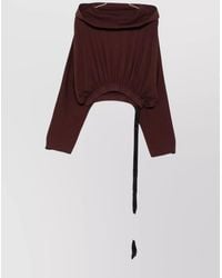 Rick Owens - Cotton Cropped Hooded Tunic - Lyst
