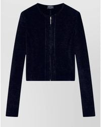 Giorgio Armani - Chenille Slim-Fit Crew-Neck Jacket - Lyst