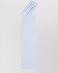 Solace London - Draped One-Shoulder Sleeveless Maxi Dress - Lyst