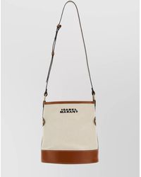 Isabel Marant - Canvas Samara Bag With Adjustable Leather Handle - Lyst