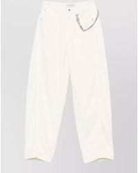 ERMANNO FIRENZE - Crystal Embellished Straight-Leg Denim Jeans - Lyst