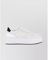 Hogan - Leather Platform Low-Top Sneakers - Lyst