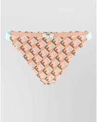 Fendi - Ff Waves Low Rise Bikini Briefs - Lyst