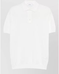 Lardini - Polo Shirt Short Sleeves Ribbed Trims - Lyst