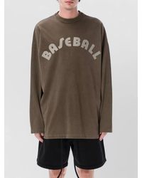 Fear Of God - Cotton Oversized Long-Sleeve Baseball T-Shirt - Lyst