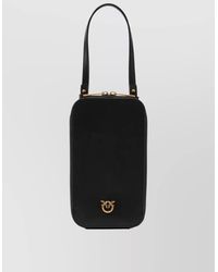 Pinko - Leather Zip-Around Phone Case - Lyst