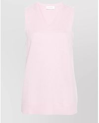 Sportmax - Wool-Cashmere Blend V-Necked Sleeveless Knit Vest - Lyst