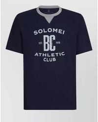 Brunello Cucinelli - Logo Cotton T-Shirt - Lyst