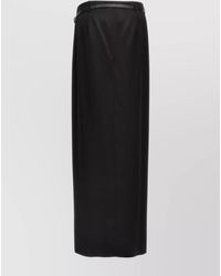 Tom Ford - Draped Belted Detail Midi Skirt - Lyst
