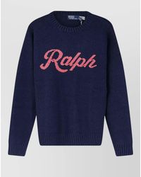 Polo Ralph Lauren - Intarsia Knit Logo Sweater - Lyst