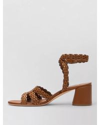 Casadei - Cleo Mid Heel Sandals Ankle Strap - Lyst