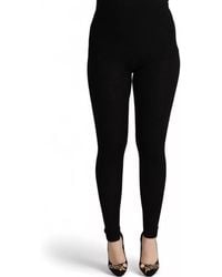 Dolce & Gabbana - Cashmere Ribbed Slim-Fit Leggings - Lyst