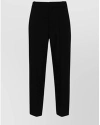 Balmain - Viscose Straight-Leg Trousers - Lyst