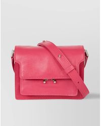 Marni - Adjustable Strap Front Pocket Messenger Bags - Lyst