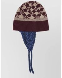 Dries Van Noten - Wool Ribbed Knit Earflap Hat - Lyst