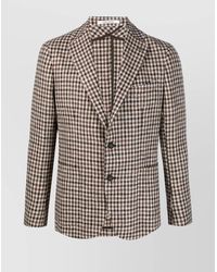 Tagliatore - Wool Silk Linen Blazer - Lyst