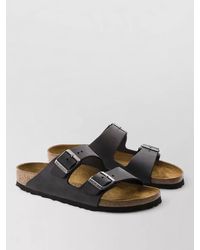 Birkenstock - Cork Sole Open Toe Slip On Sandals - Lyst