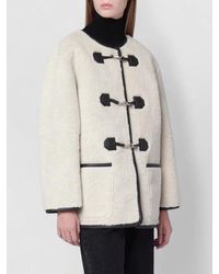 DUNST - Shearling Effect Faux Fur Jacket - Lyst