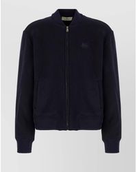 Etro - Wool Blend Jacket With Ribbed Cuffs And Side Pockets - Lyst
