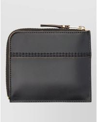 Comme des Garçons - Small Zip Triple Stitch Leather Wallet - Lyst