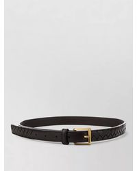 Bottega Veneta - Leather Slim Belt - Lyst
