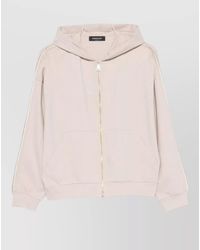 Fabiana Filippi - Lounge Hooded Top Long Sleeves Ribbed Cuffs - Lyst