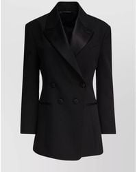 Givenchy - Wool Double-Breasted Blazer - Lyst