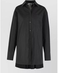 Sportmax - Cotton-Blend Shirt Mini Dress - Lyst