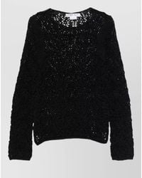 Comme des Garçons - Open-Knit Crewneck Jumper - Lyst