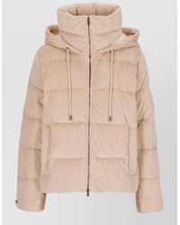 Peserico - Quilted Hooded Down Parka Coat - Lyst