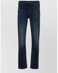 7 For All Mankind - Stretch Denim Jeans Five Pocket Straight Leg - Lyst