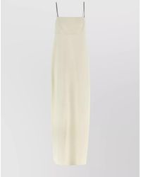 Brunello Cucinelli - Silk Strappy Maxi Dress - Lyst